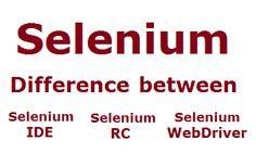 selenium-difference