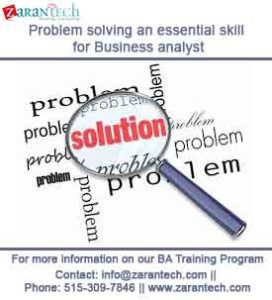 business analyst problem solving questions