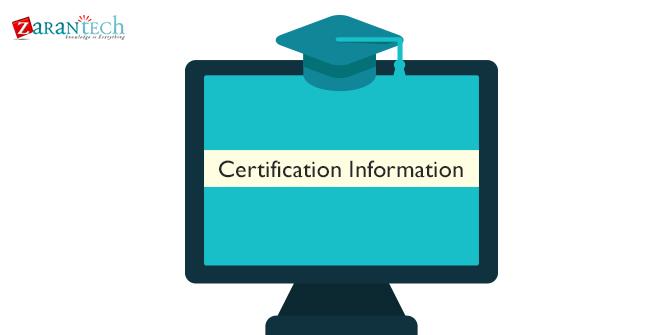 Certification Information
