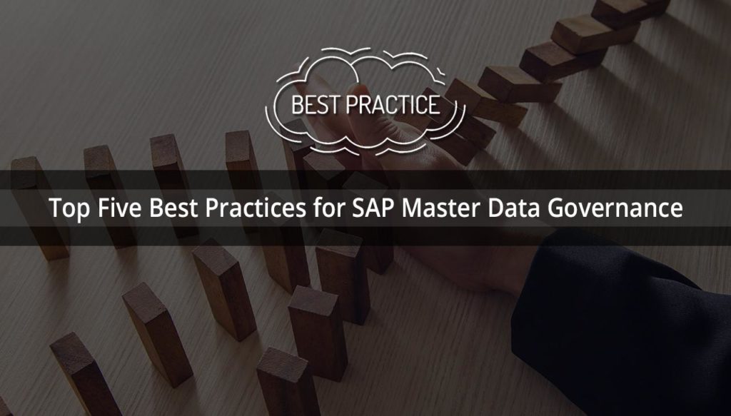 Best Practices of SAP Master Data Governance