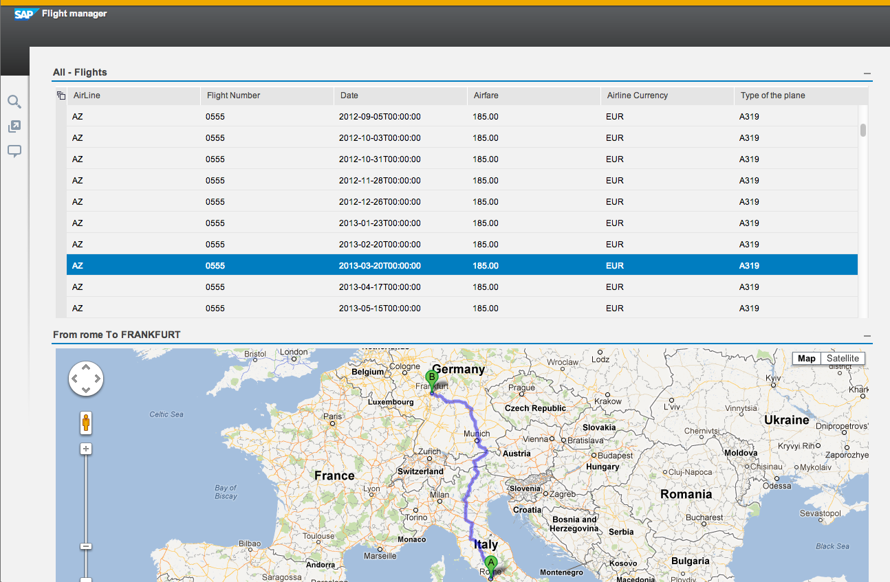 Google Map integration With SAP UI5