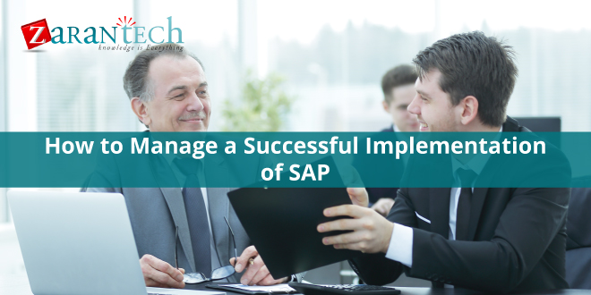 How to manage successful implementation of SAP