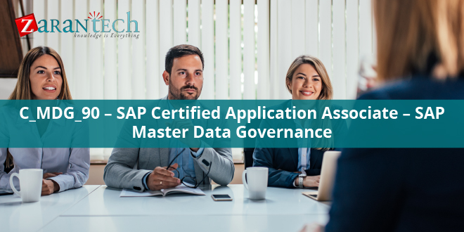 C_MDG_90 – SAP Certified Application Associate – SAP Master Data Governance