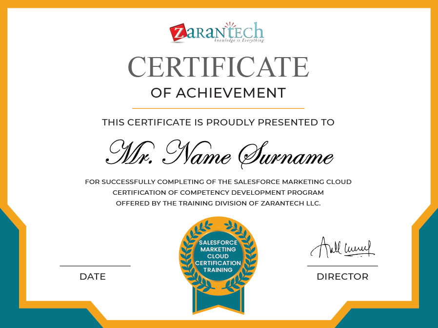 Salesforce Training-Certificate|ZaranTech