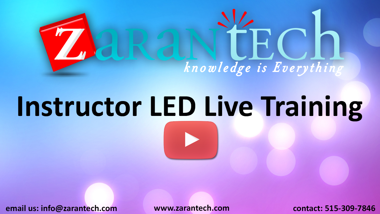 Instructor LED Live Training